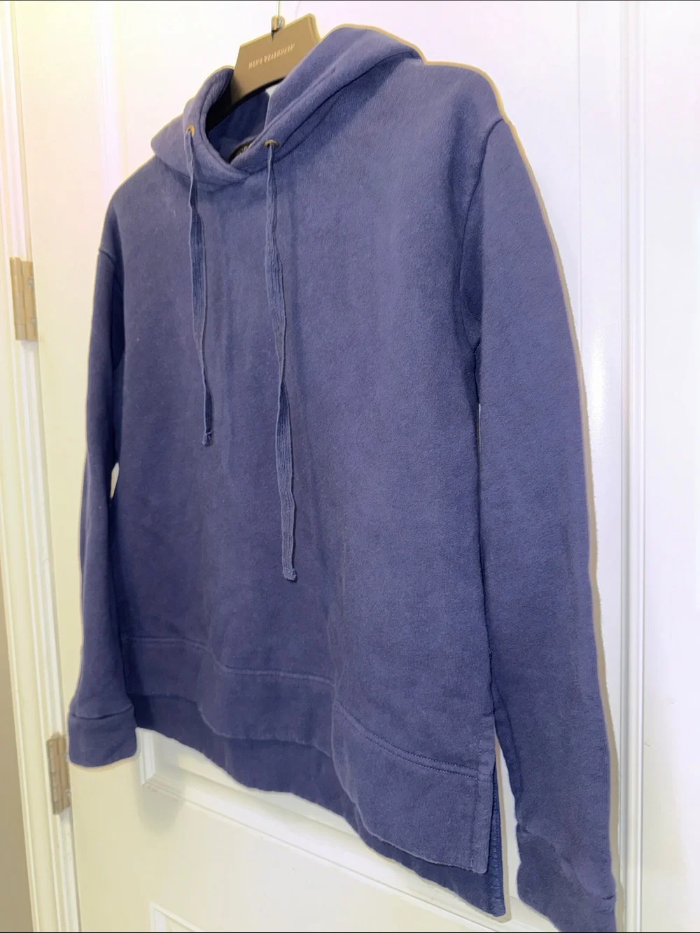 J. Crew WoMen's Navy Hooded Pullover Sweatshirt size X Small